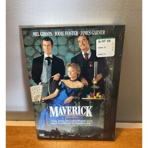 Maverick DVD Western Comedy Mel Gibson Jodi Foster James Gardner NEW